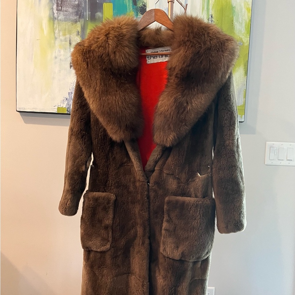 70’s Bonnie Cashin Fur Coat-READ DESCRIPTION - Picture 1 of 15